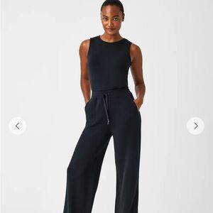 SPANX Air Essentials Black Sleeveless Jumpsuit NWOT XL